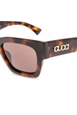 Gucci BRĄZOWY Okulary przeciwsłoneczne