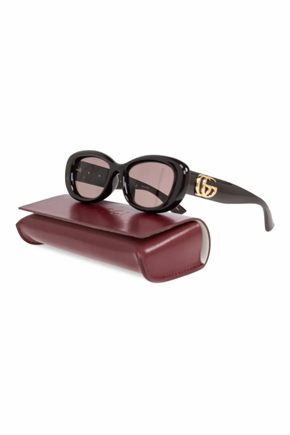Gucci BRĄZOWY Okulary przeciwsłoneczne