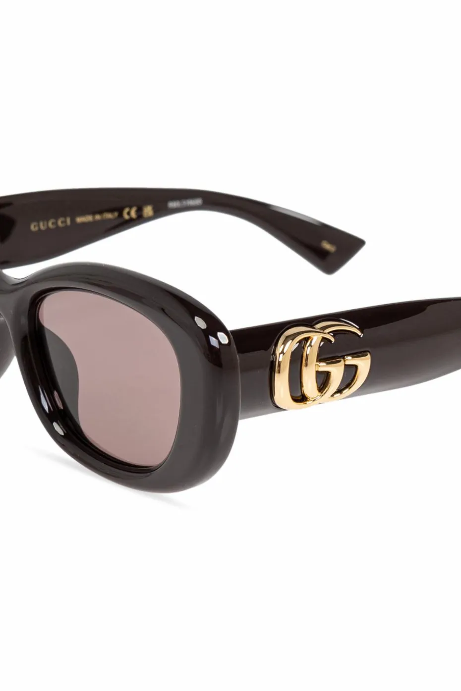 Gucci BRĄZOWY Okulary przeciwsłoneczne