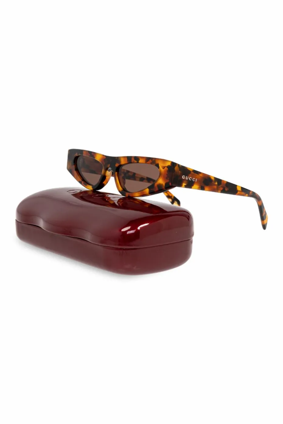 Gucci BRĄZOWY Okulary przeciwsłoneczne