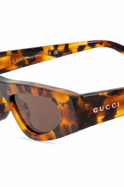 Gucci BRĄZOWY Okulary przeciwsłoneczne
