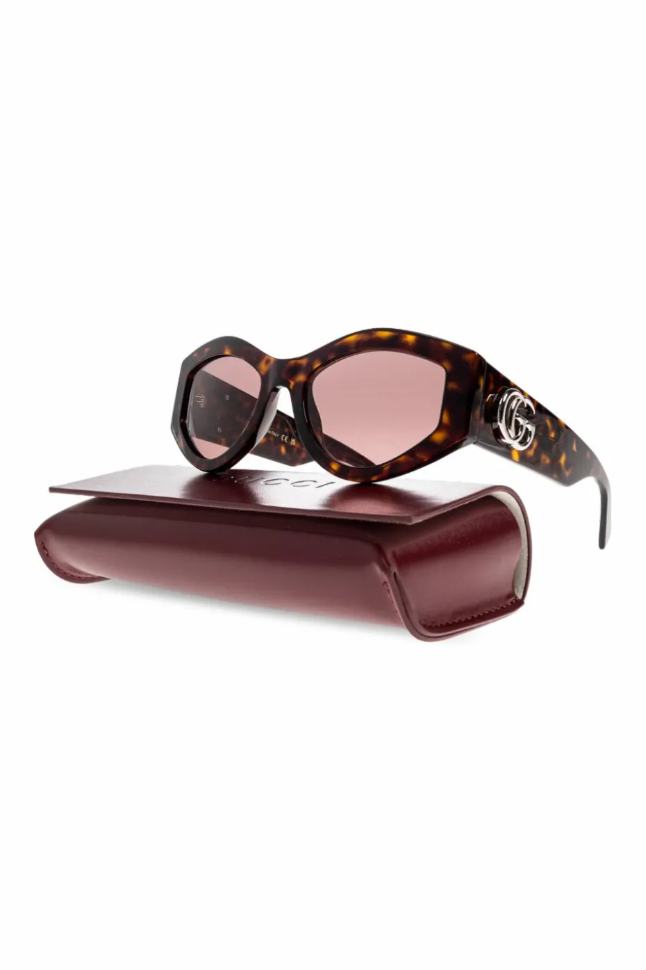 Gucci BRĄZOWY Okulary przeciwsłoneczne