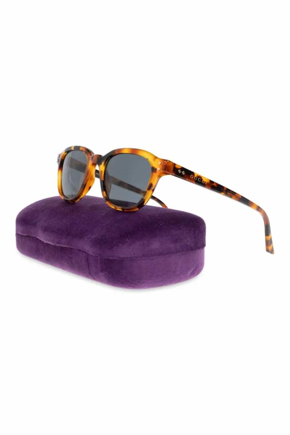 Gucci BRĄZOWY Okulary przeciwsłoneczne