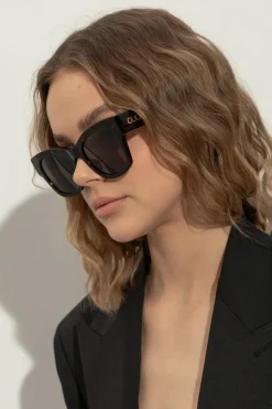 Gucci BRĄZOWY Okulary przeciwsłoneczne