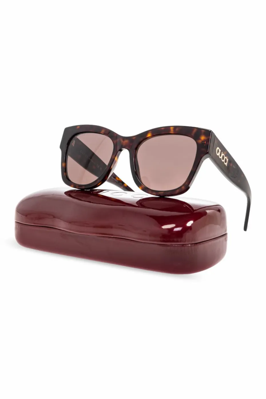Gucci BRĄZOWY Okulary przeciwsłoneczne