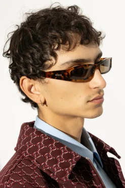 Gucci BRĄZOWY Okulary przeciwsłoneczne