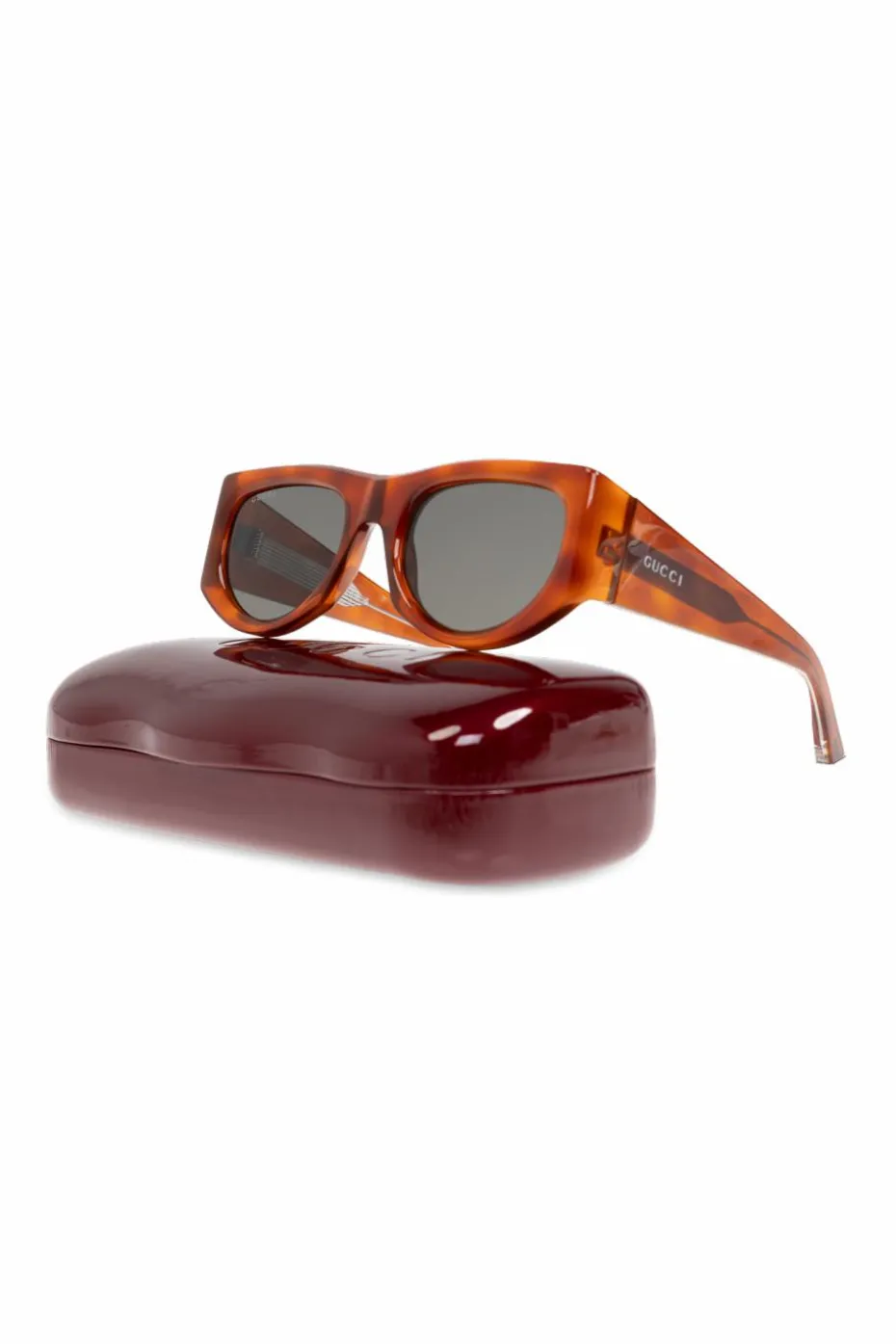 Gucci BRĄZOWY Okulary przeciwsłoneczne