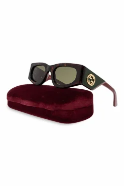 Gucci BRĄZOWY Okulary przeciwsłoneczne