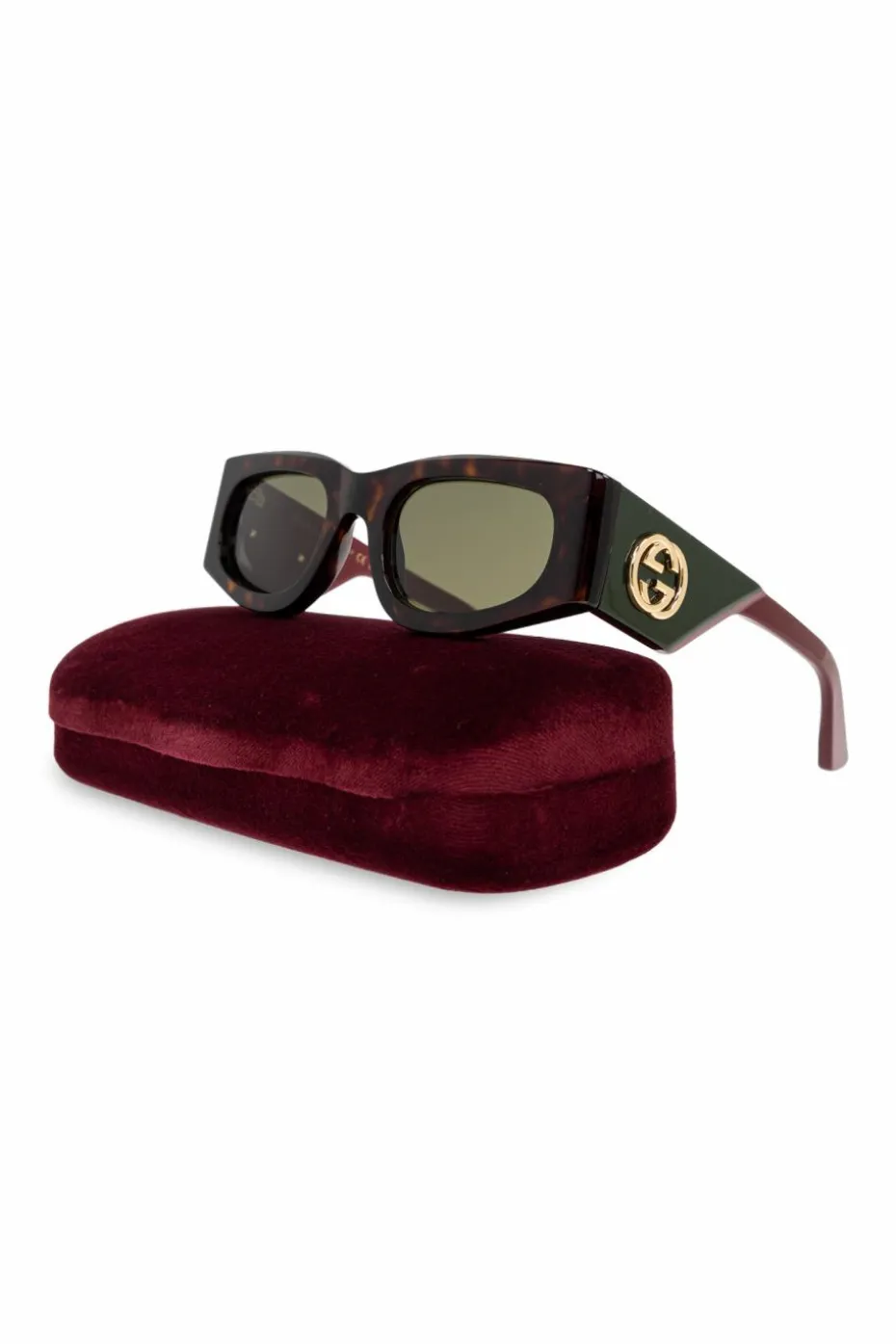 Gucci BRĄZOWY Okulary przeciwsłoneczne
