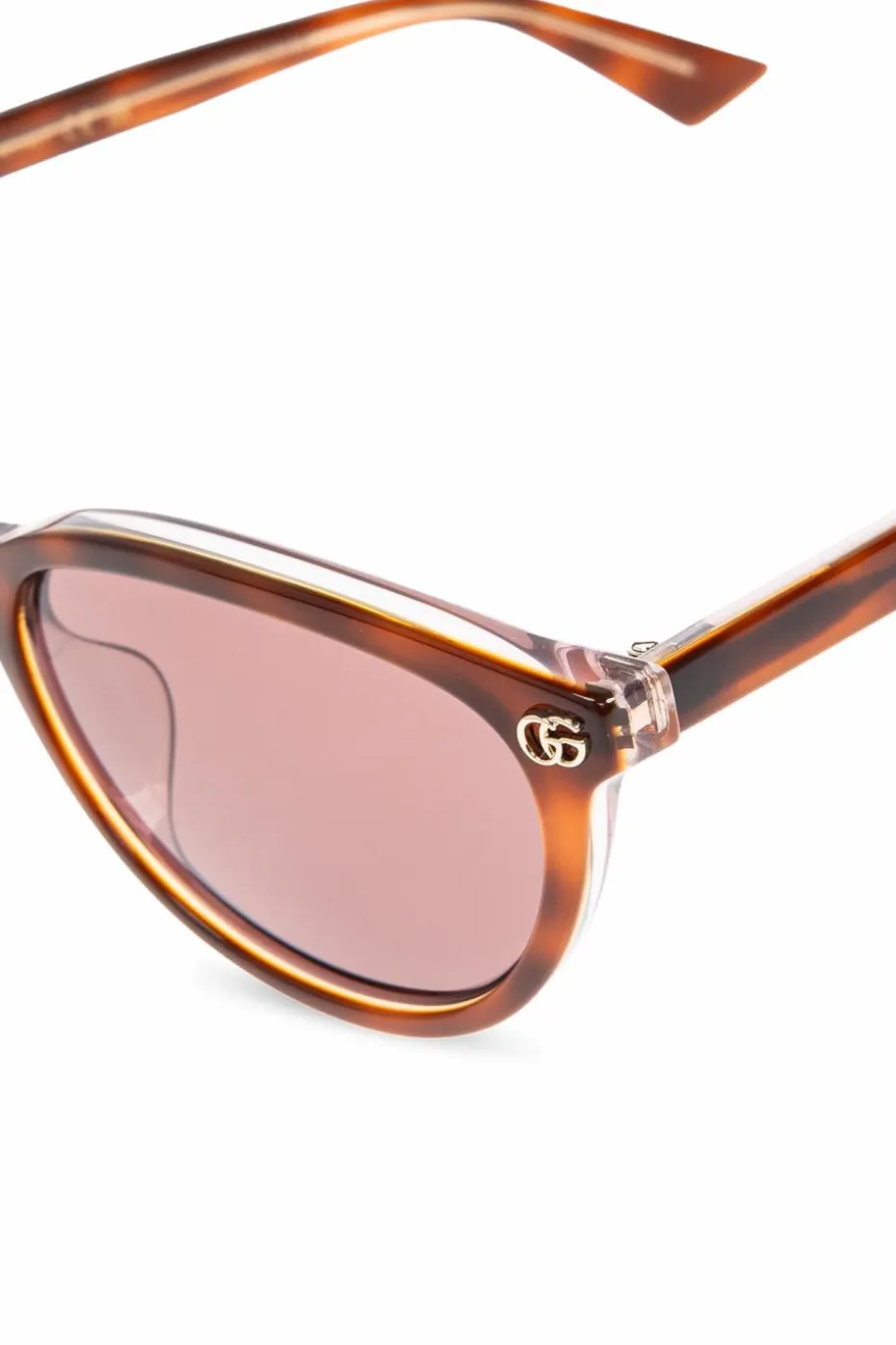 Gucci BRĄZOWY Okulary przeciwsłoneczne