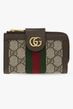 Gucci BRĄZOWY Portfel ‘Ophidia’