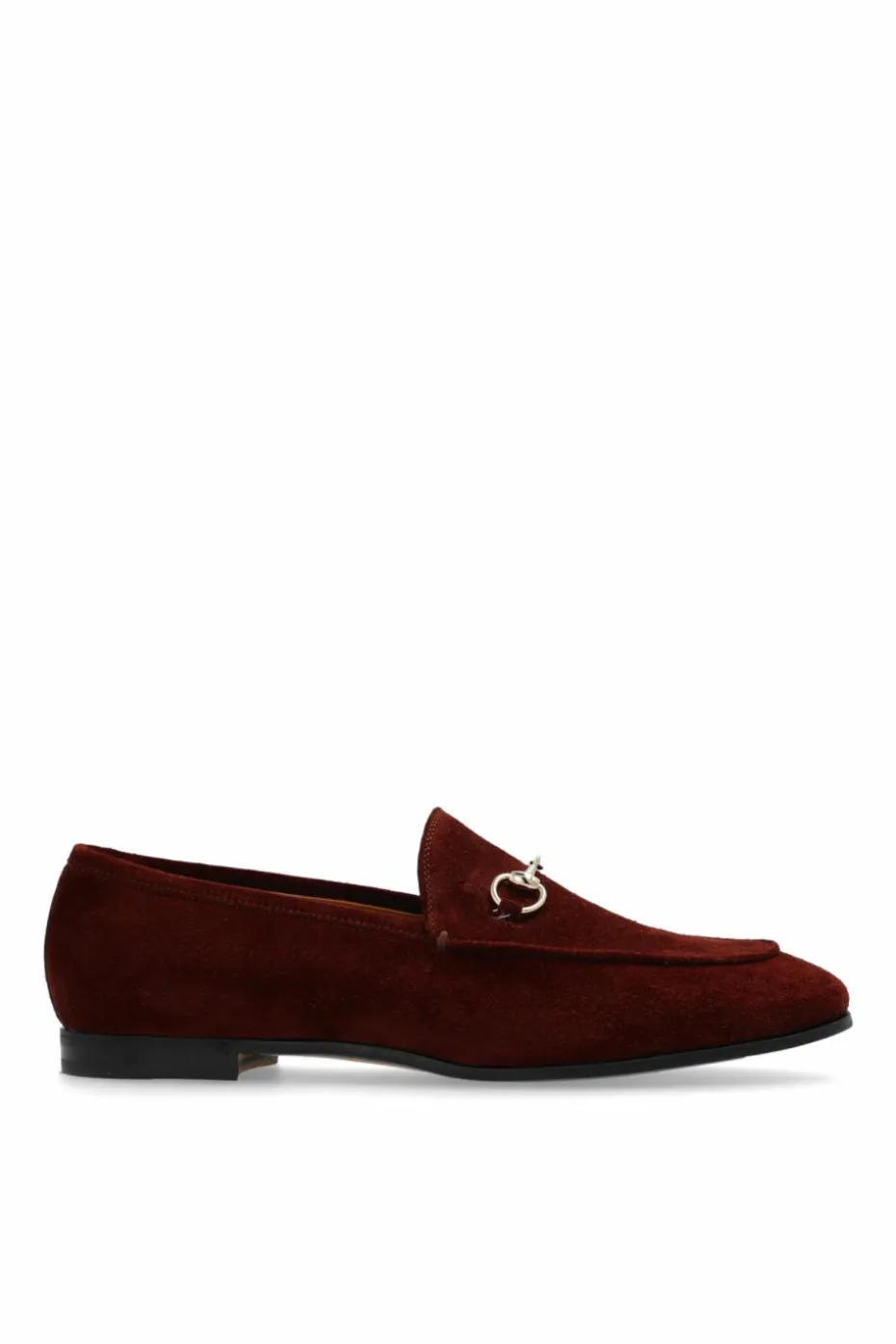 Gucci BRĄZOWY Skórzane buty `Jordaan`