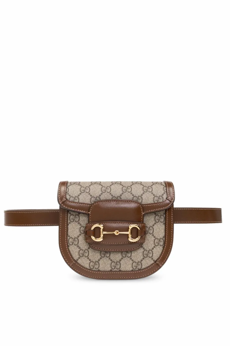 Gucci BRĄZOWY Torba na pas ‘1955 Horsebit’