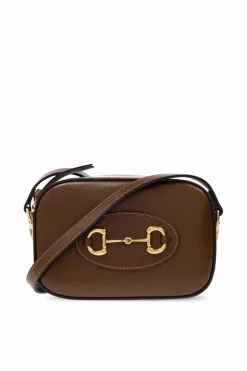 Gucci BRĄZOWY Torba na ramię ‘1955 Horsebit Small’