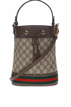 Gucci BRĄZOWY Torba na ramię ‘Ophidia’
