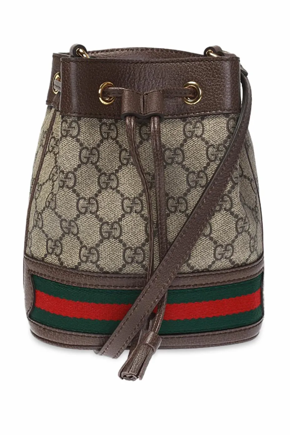 Gucci BRĄZOWY Torba na ramię ‘Ophidia’
