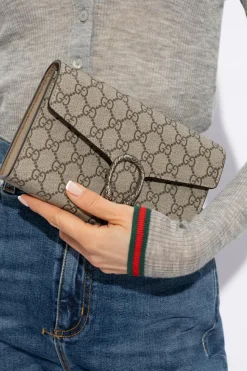 Gucci BRĄZOWY Torba na ramię 'Dionysus'