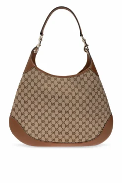 Gucci BRĄZOWY Torba typu shopper `Gucci B Medium`