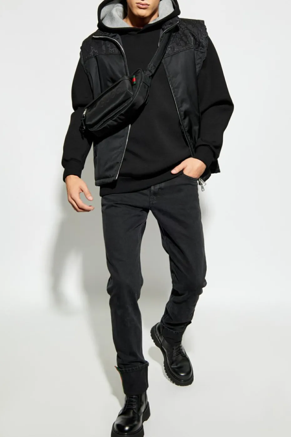 Gucci CZARNY Bluza z logo