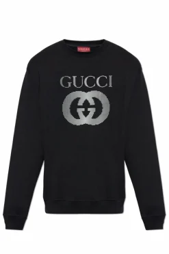 Gucci CZARNY Bluza z logo