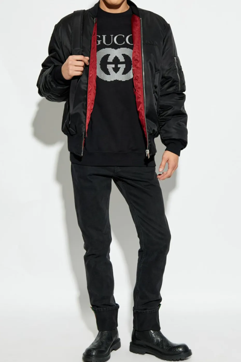 Gucci CZARNY Bluza z logo