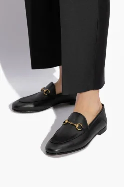 Gucci CZARNY Buty 'Brixton' typu 'loafers'