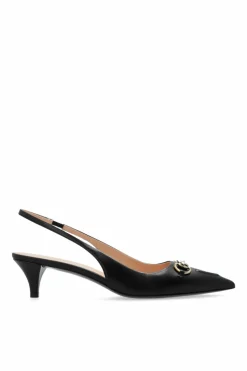 Gucci CZARNY Buty na obcasie