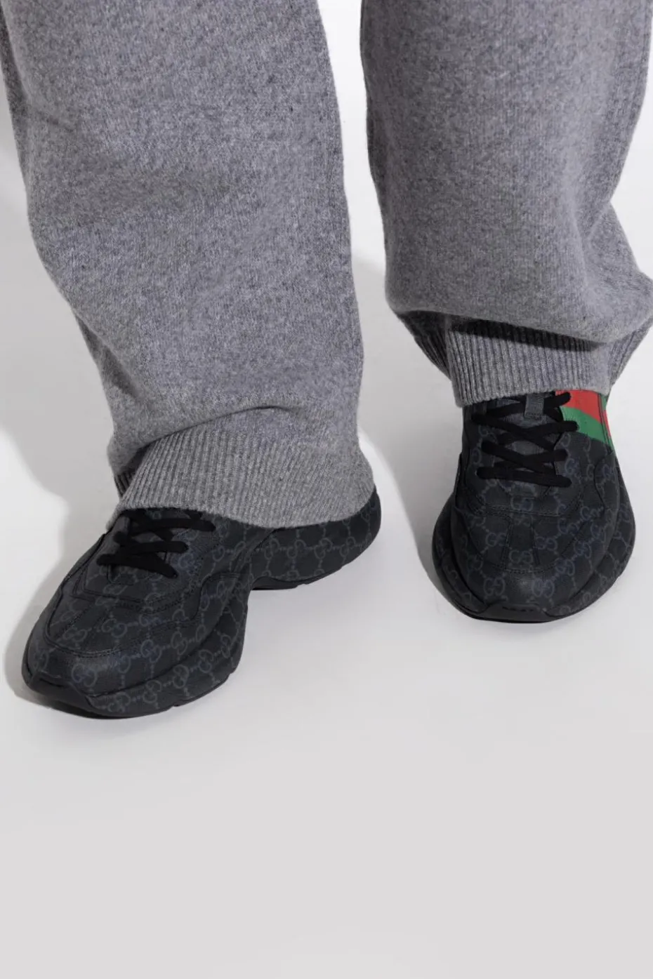 Gucci CZARNY Buty sportowe z logo