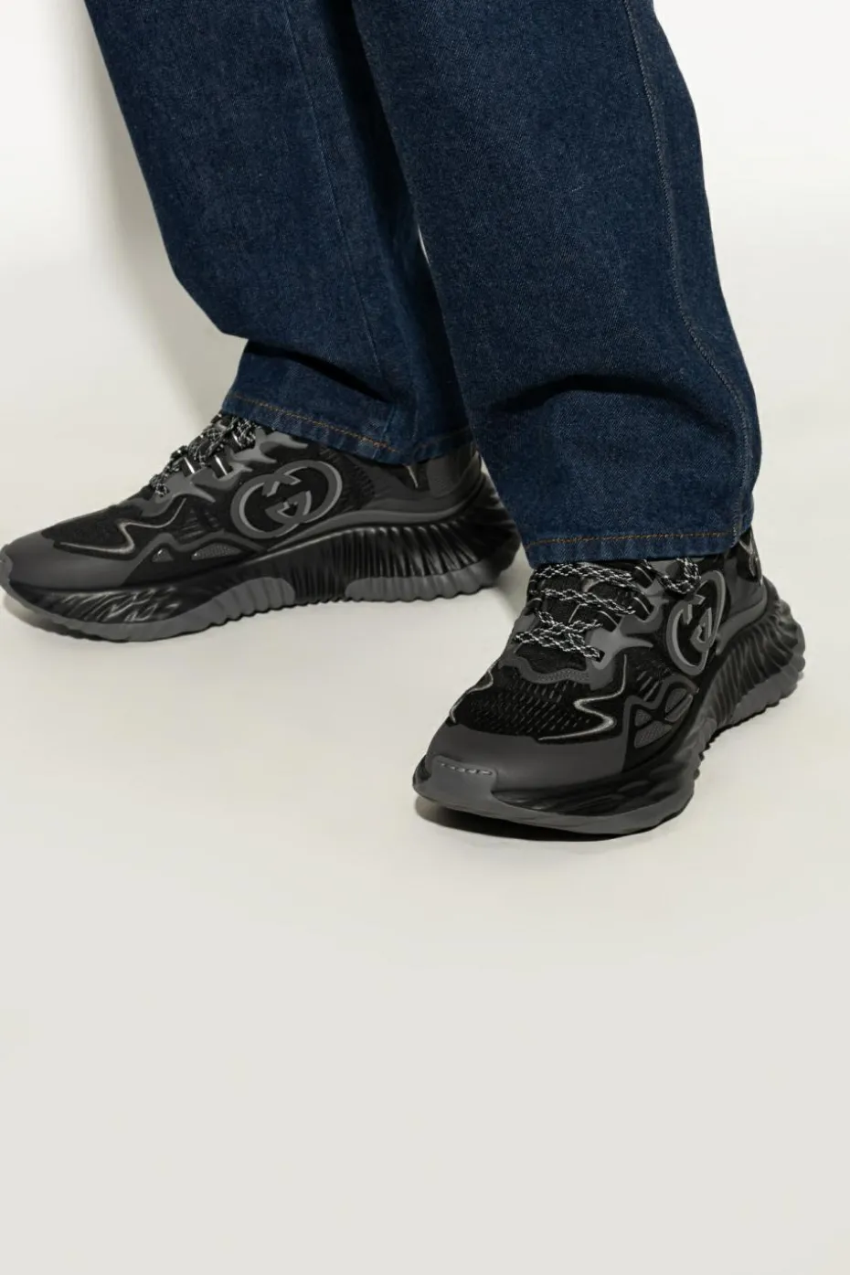 Gucci CZARNY Buty sportowe `Ripple`