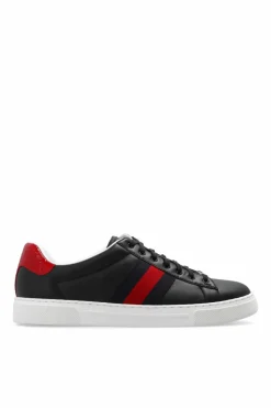 Gucci CZARNY Buty sportowe z pasem ‘Web’