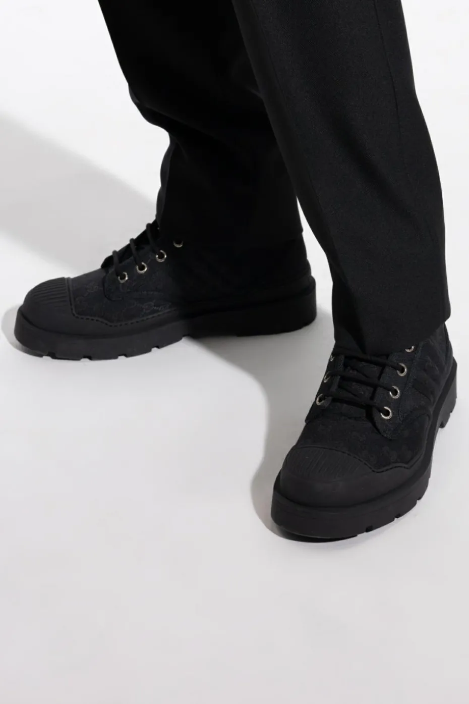 Gucci CZARNY Buty sportowe za kostkę