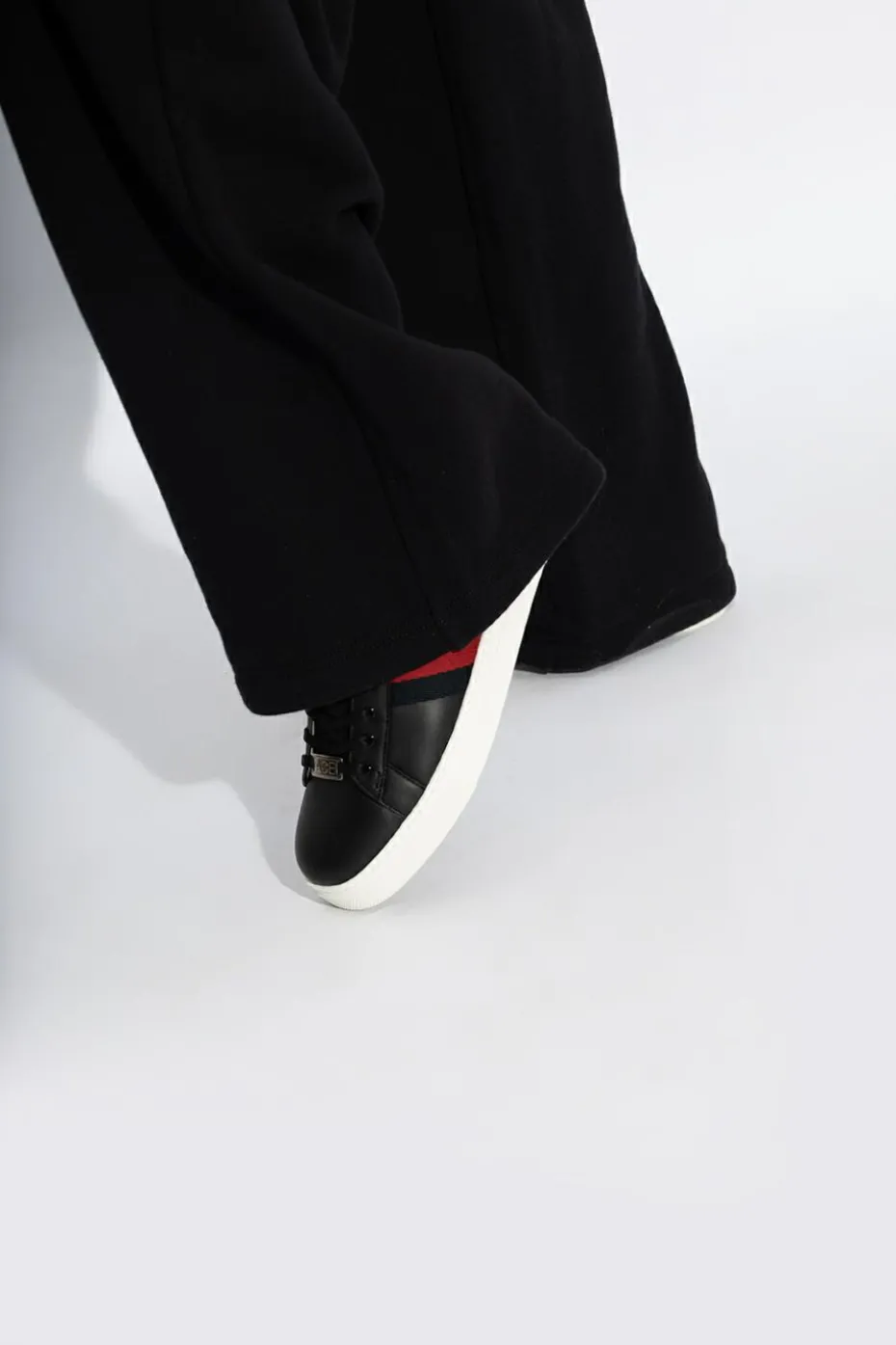 Gucci CZARNY Buty sportowe z pasem ‘Web’