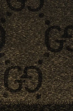 Gucci CZARNY Chusta ze wzorem ‘GG’