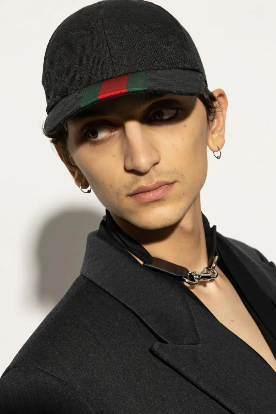 Gucci CZARNY Czapka z daszkiem