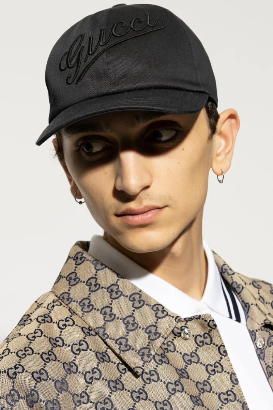 Gucci CZARNY Czapka z daszkiem