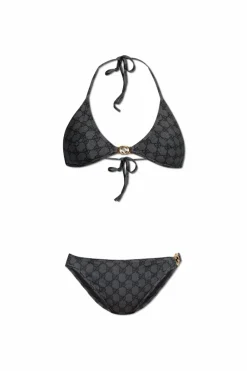 Gucci CZARNY Dwuczęściowy kostium kąpielowy