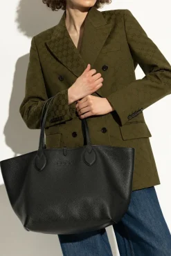 Gucci CZARNY Dwustronna torba `Totissima Large` typu `shopper`