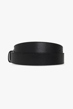 Gucci CZARNY Dwustronny pasek