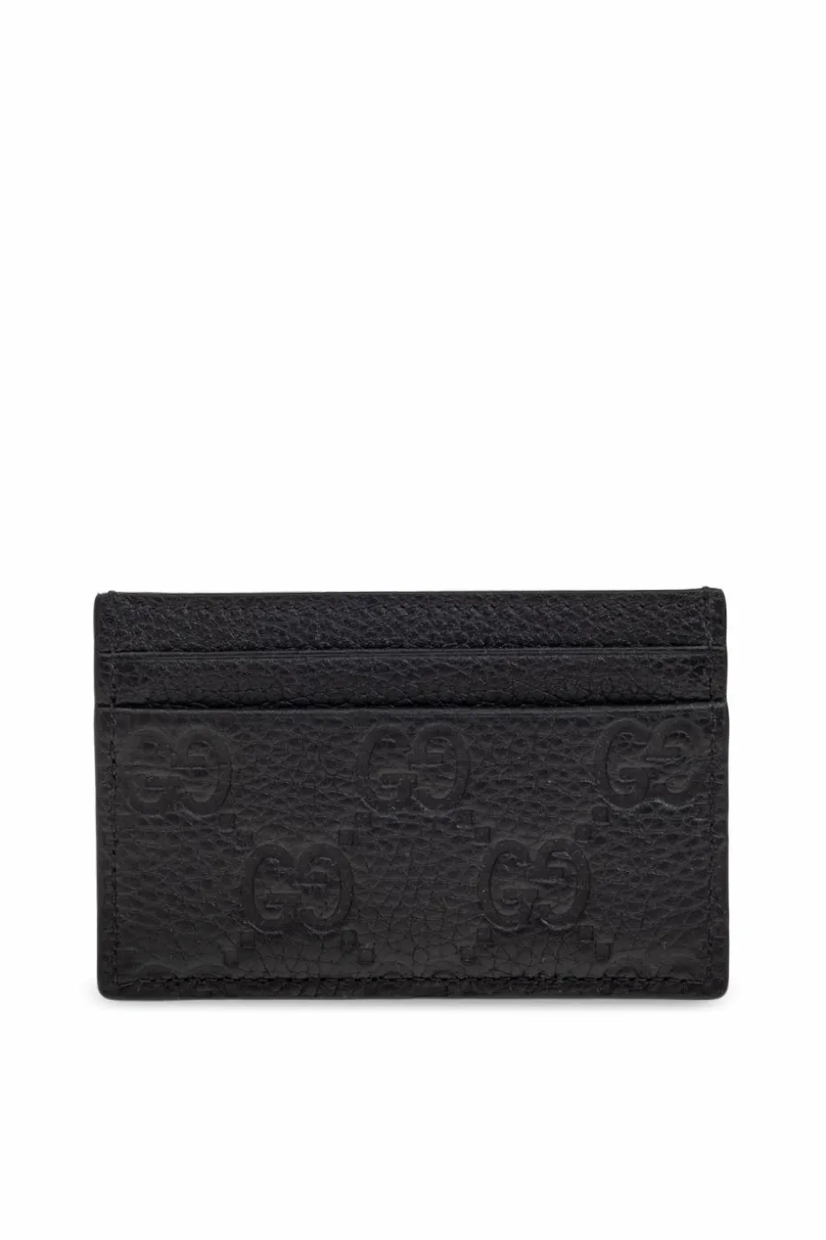 Gucci CZARNY Etui na karty z monogramem