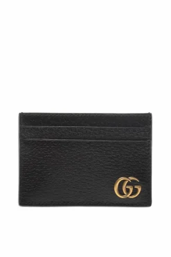 Gucci CZARNY Etui na karty z logo