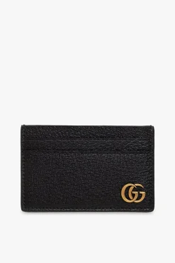 Gucci CZARNY Etui na karty z logo