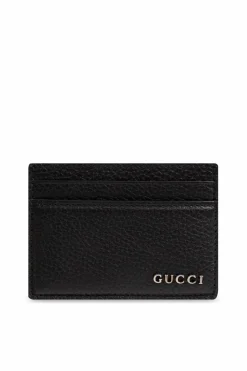 Gucci CZARNY Etui na karty z logo