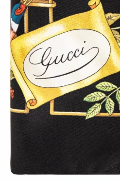 Gucci CZARNY Jedwabna chusta