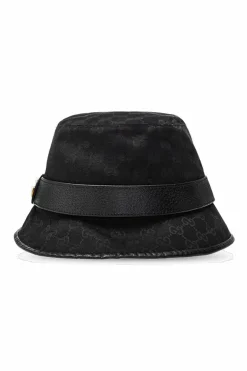 Gucci CZARNY Kapelusz z logo
