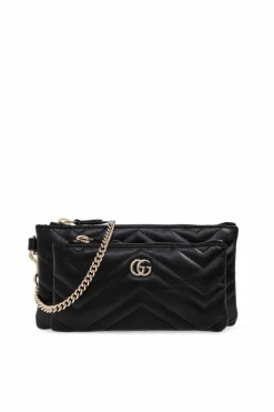 Gucci CZARNY Kopertówka `GG Marmont 2.0 Small`