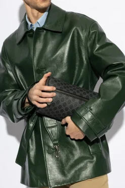 Gucci CZARNY Kosmetyczka `GG Emblem Medium`