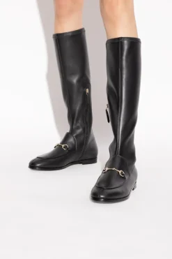 Gucci CZARNY Kozaki Jordaan