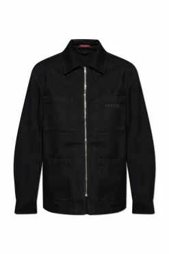 Gucci CZARNY Kurtka jeansowa