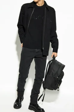 Gucci CZARNY Kurtka jeansowa