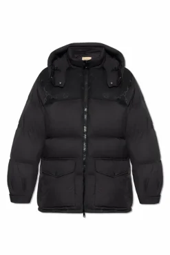 Gucci CZARNY Kurtka puchowa z monogramem